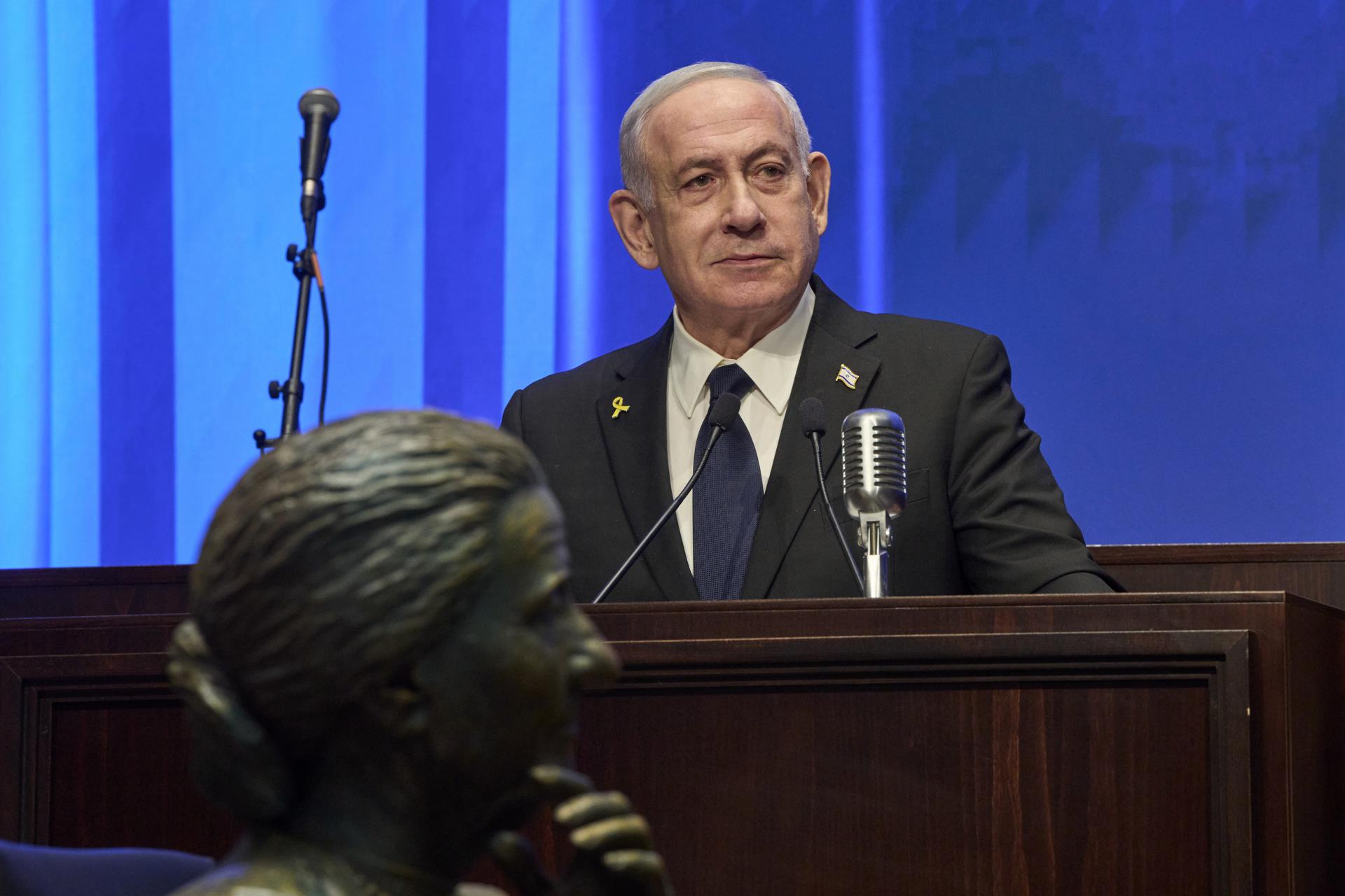 El primer ministro israelí, Benjamín Netanyahu, en una imagen del 11 de agosto de 2025. EFE/EPA/OHAD ZWIGENBERG / POOL
