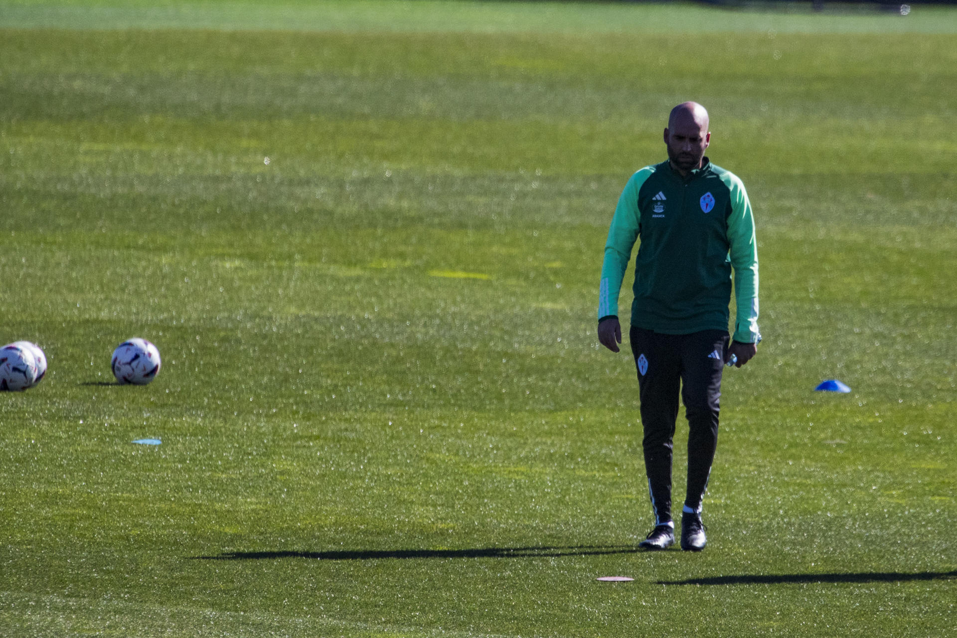 Fotografía de Salvador Sas, en la que puede verse en una imagen de archivo del 13 de marzo de 2024 al entrenador del Real Club Celta de Vigo, Claudio Giraldez. EFE