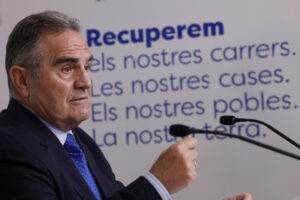 El vicepresidente segundo y conseller para la Recuperación Económica y Social, Francisco José Gan Pampols. EFE/Biel Aliño