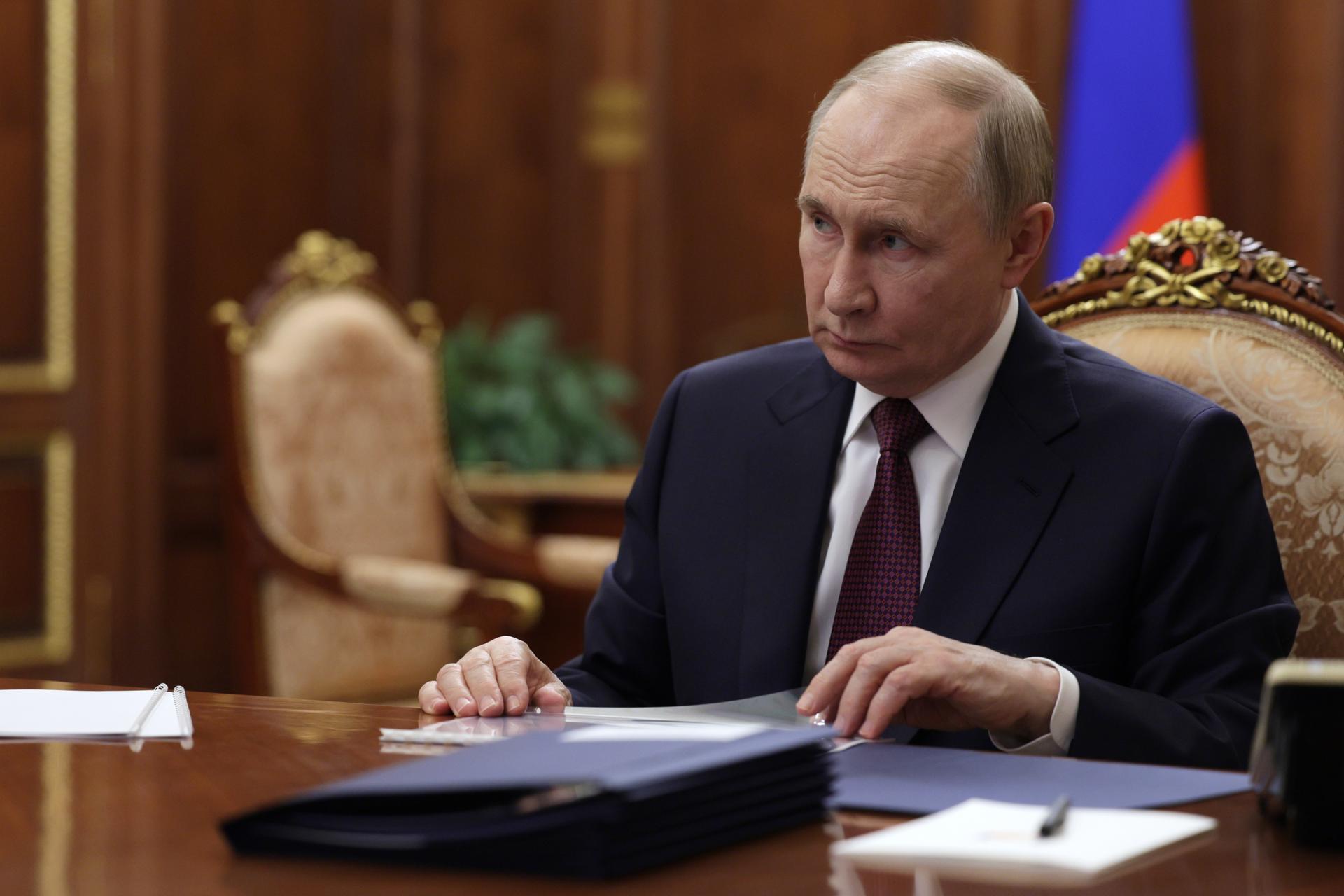 El presidente de Rusia, Vladímir Putin, en una foto de archivo. EFE/EPA/VYACHESLAV PROKOFYEV / SPUTNIK / KREMLIN POOL MANDATORY CREDIT