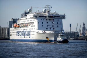 The Global Mercy, el barco hospital civil más grande del mundo, en una imagen de archivo. EFE/EPA/Remko de Waal
