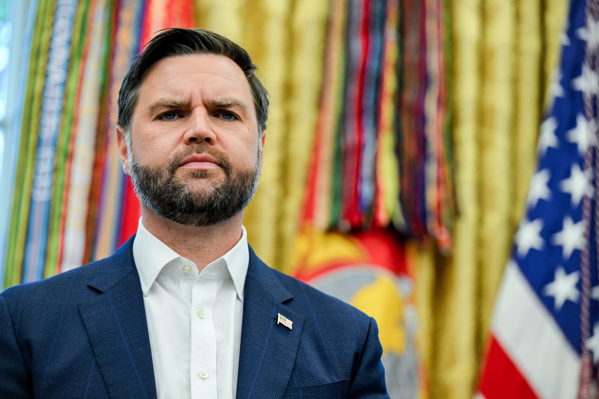 Foto de archivo del vicepresidente de Estados Unidos,JD Vance. EFE/EPA/ANNABELLE GORDON