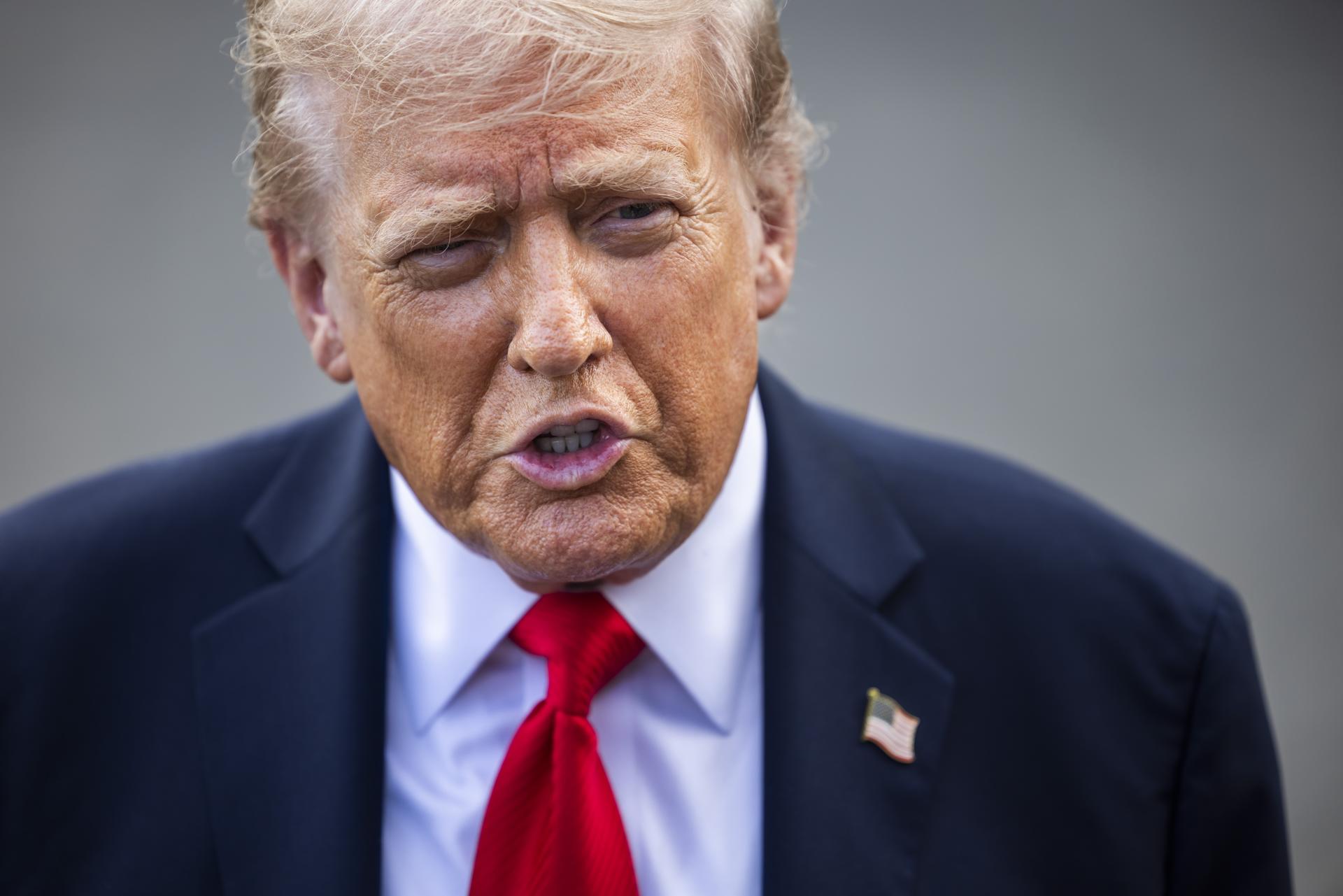 Foto de archivo del presidente de EE.UU., Donald Trump. EFE/JIM LO SCALZO