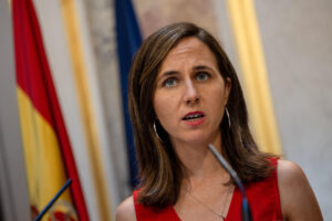 La secretaria general de Podemos, Ione Belarra. EFE/ Daniel González