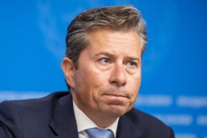 Fotografía del jefe humanitario de la ONU, Tom Fletcher. EFE/Salvatore Di Nolfi