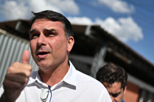 Fotografía de archivo del senador de Brasil Flávio Bolsonaro. EFE/ Andre Borges