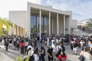 Imagen de archivo de varios alumnos en el Aulario General del Campus de Espinardo de la Universidad de Murcia. EFE/Marcial Guillén