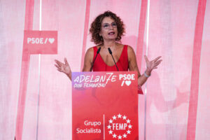 Imagen de archivo de la ministra de Hacienda, María Jesús Montero. /Archivo. EFE/ Borja Sánchez-Trillo