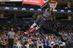 Fotografía facilitada por los Globetrotters realizada el pasado 10 de enero en el Addition Financial Arena en Orlando. EFE/Globetrotters/Mike Watters -USO EDITORIAL NO VENTAS-