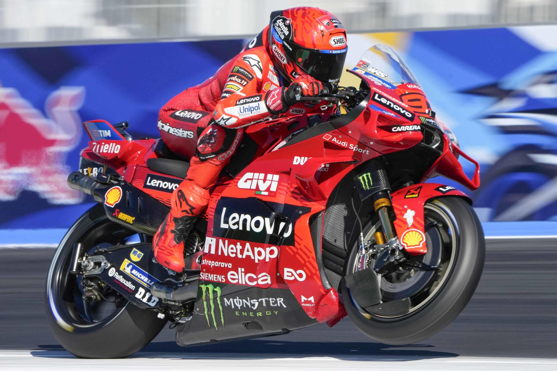 Marc Marquez, durante la jornada en el Gran Premio de San Marino. EFE/EPA/DANILO DI GIOVANNI