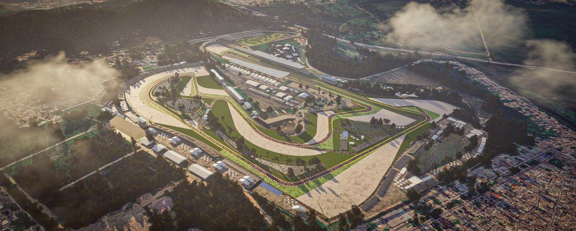 Trece años después de la demolición del Autódromo Nelson Piquet, que albergó el Gran Premio de Brasil de Fórmula Uno hasta 1989, Río de Janeiro comenzará a construir el próximo año un nuevo y moderno circuito en el que espera recibir de nuevo la máxima prueba del automovilismo, y otras competiciones.EFE/Render facilitado por Populous Uso Editorial