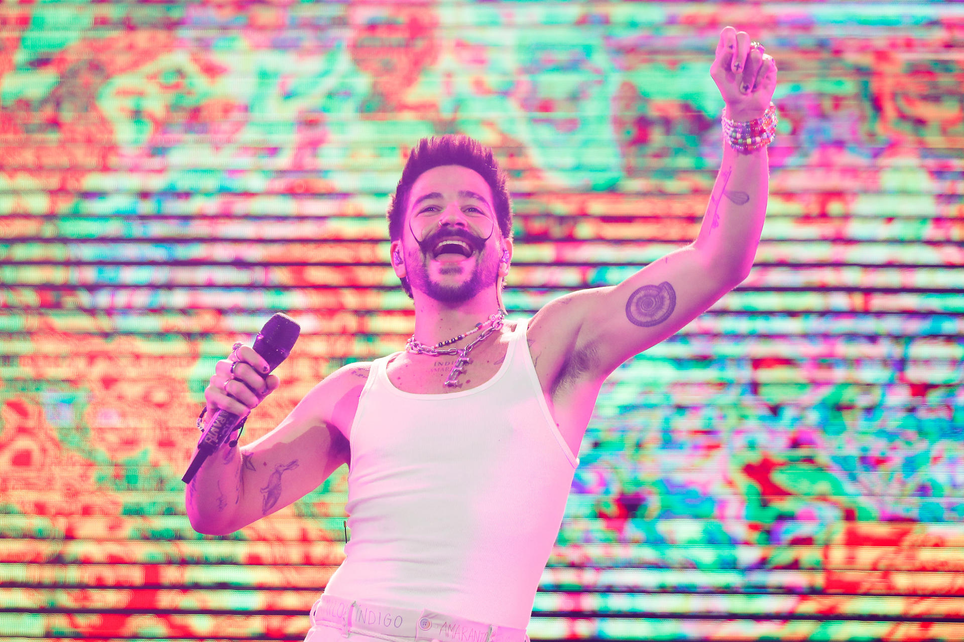 Fotografía de archivo del cantante colombiano Camilo. EFE/ Juan Pablo Pino
