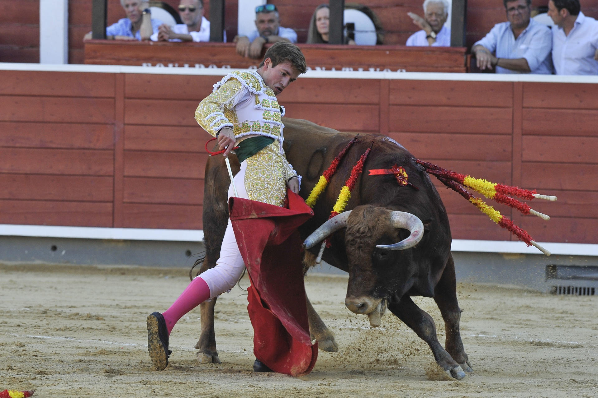 El novillero Javier Zulueta, este miércoles en la feria de Albacete. EFE/ Manu
