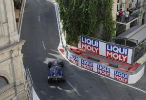 El argentino Franco Colapinto (Alpine) en la carrera de Baku del año pasado. en foto de archivo de YURI KOCHETKOV. EFE/EPA