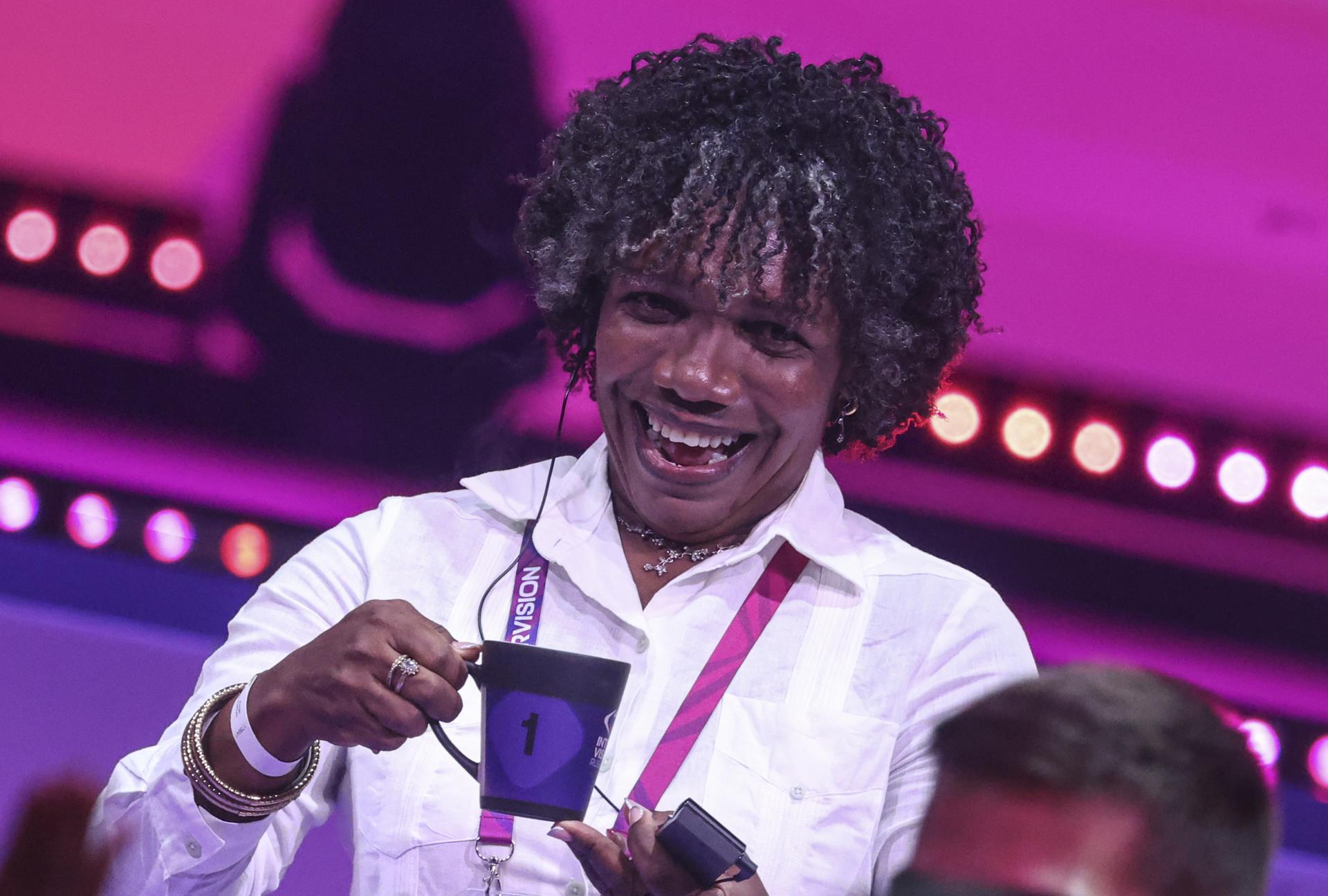Fotografía del 12 de septiembre de 2025 de la cantante cubana Zulema Iglesias Salazar en Moscú, Rusia. EFE/MAXIM SHIPENKOV
