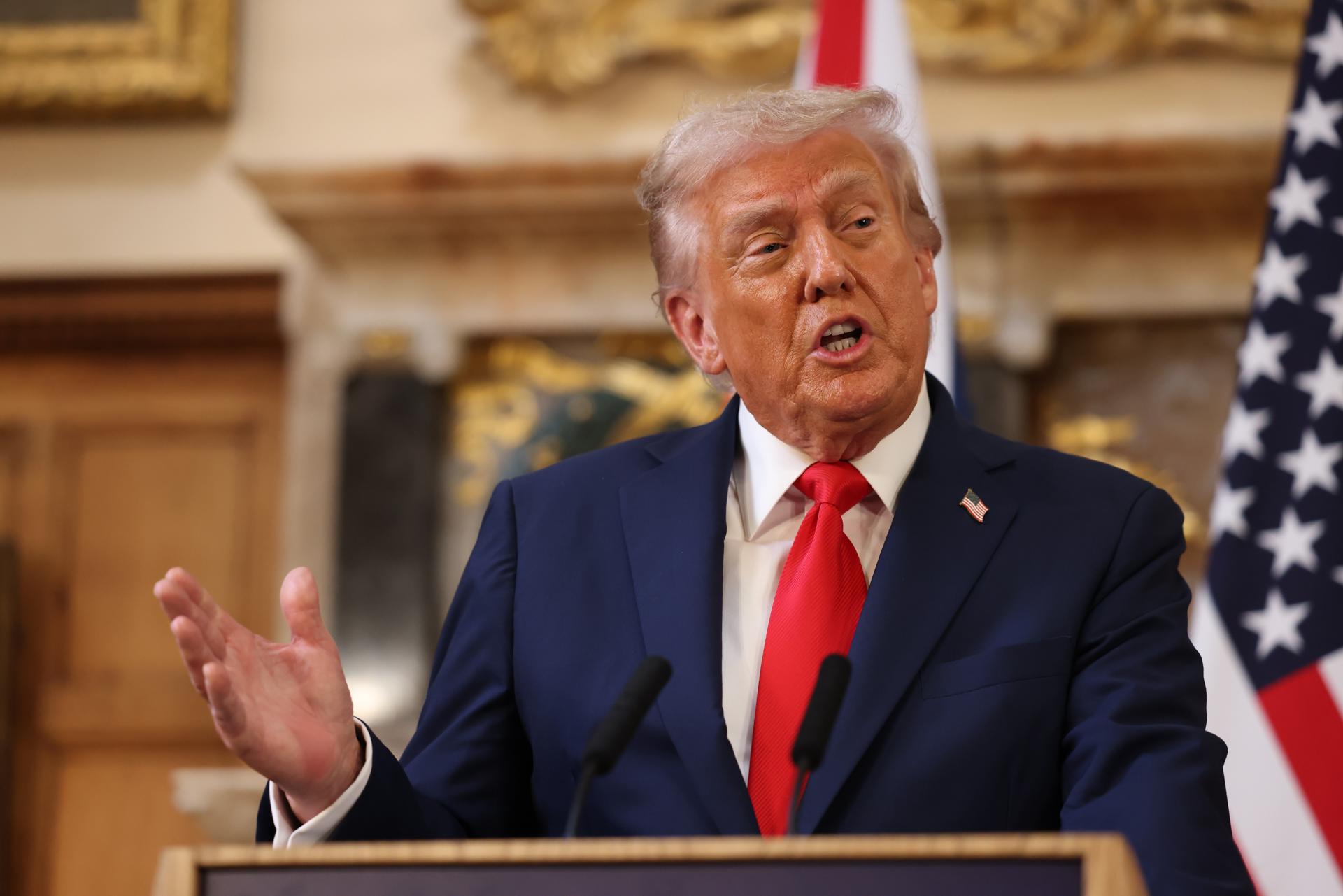 El presidente de Estados Unidos, Donald Trump. EFE/EPA/NEIL HALL / POOL