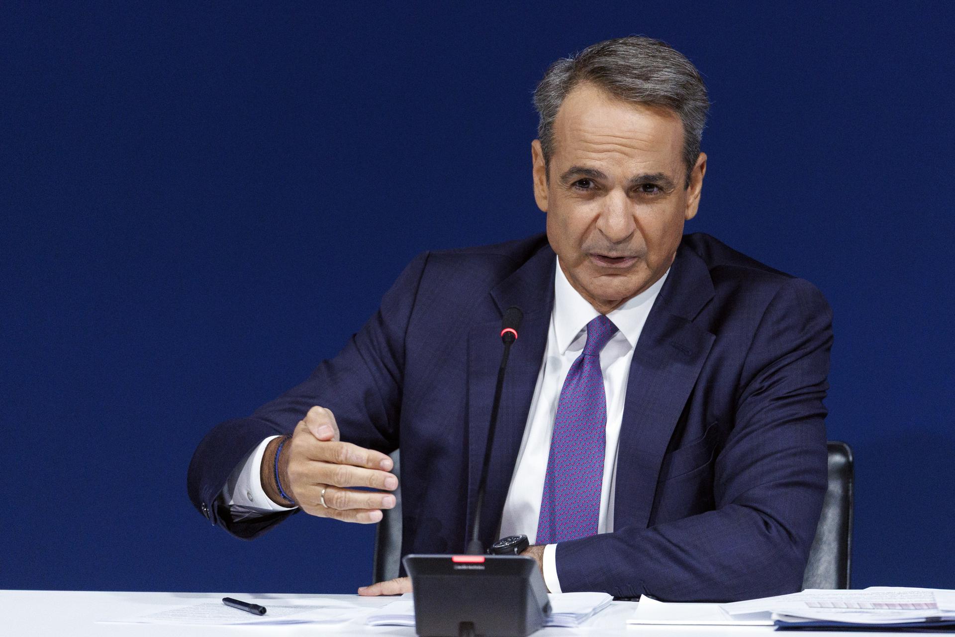 Imagen del primer ministro griego, el conservador Kyriakos Mitsotakis.
EFE/EPA/ACHILLEAS CHIRAS