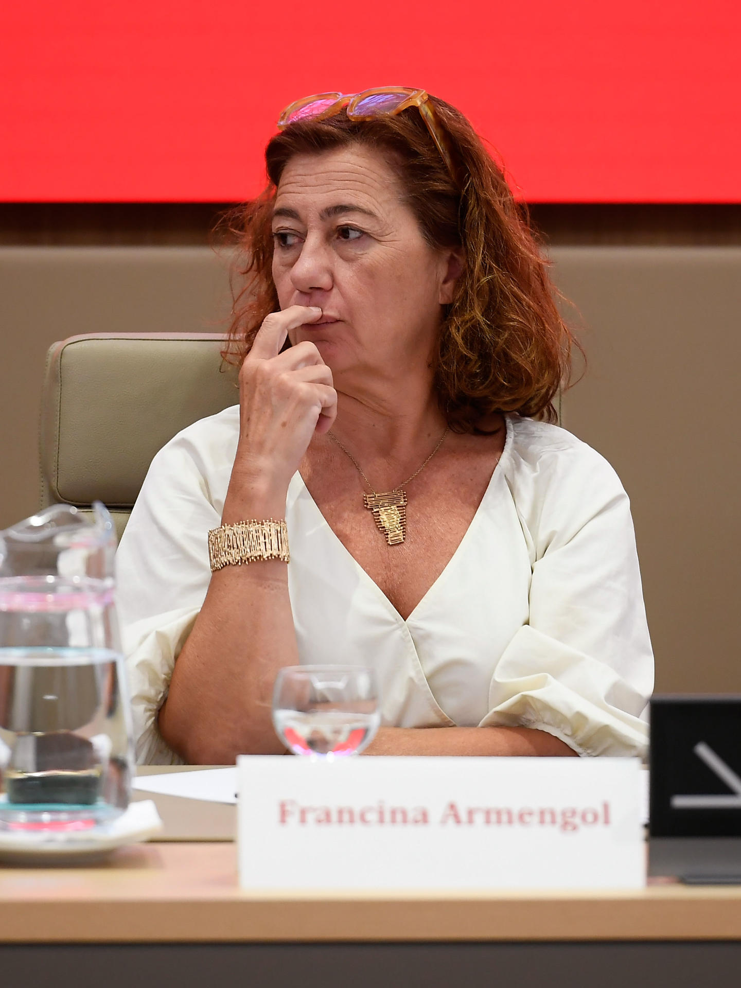 La presidenta del Congreso de los Diputados Franciana Armengol asiste este jueves a las jornadas del Partido Socialista de las Islas Baleares (PSIB). EFE/ Miquel A. Borràs