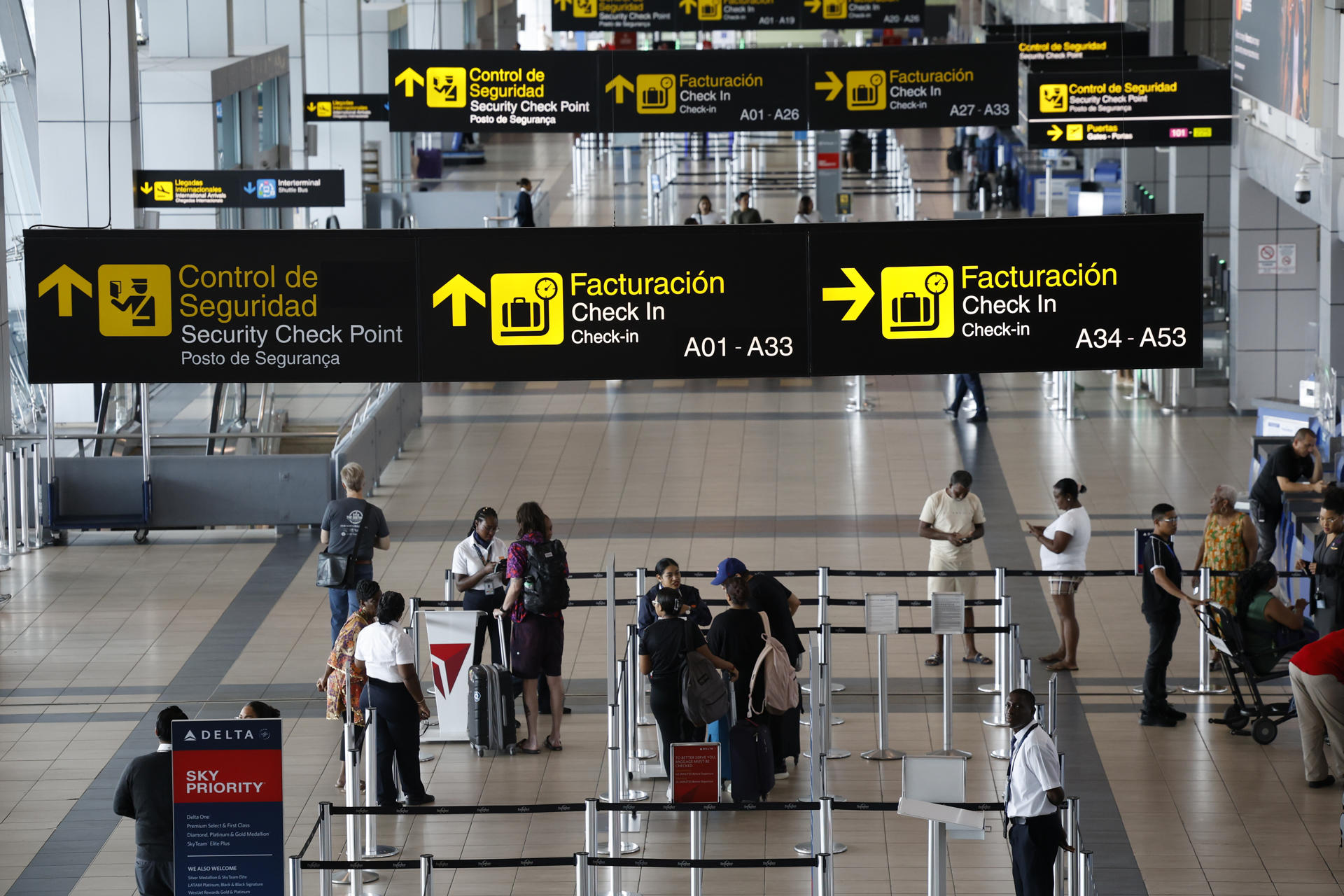 Fotografía de archivo del Aeropuerto Internacional de Tocumen en Ciudad de Panamá (Panamá). EFE/ Bienvenido Velasco