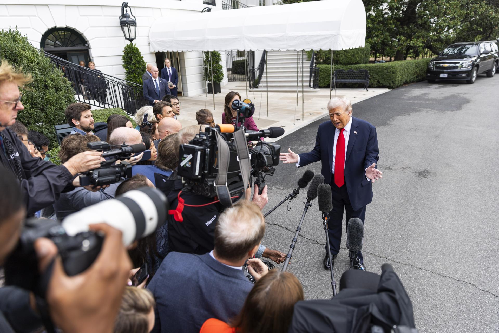 El presidente de Estados Unidos, Donald Trump. EFE/EPA/JIM LO SCALZO