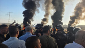 Imagen de la aldea no reconocida de Al Sir, en el sur del desierto israelí del Néguev, después de que cientos de policías armados israelíes, acompañados de excavadoras, destruyeron este miércoles unas 35 viviendas de árabes beduinos EFE/Consejo Regional de Pueblos Beduinos No Reconocidos (RCUV)