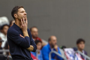 Xabi Alonso, entrenador del Real Madrid. EFE/Sergio Pérez