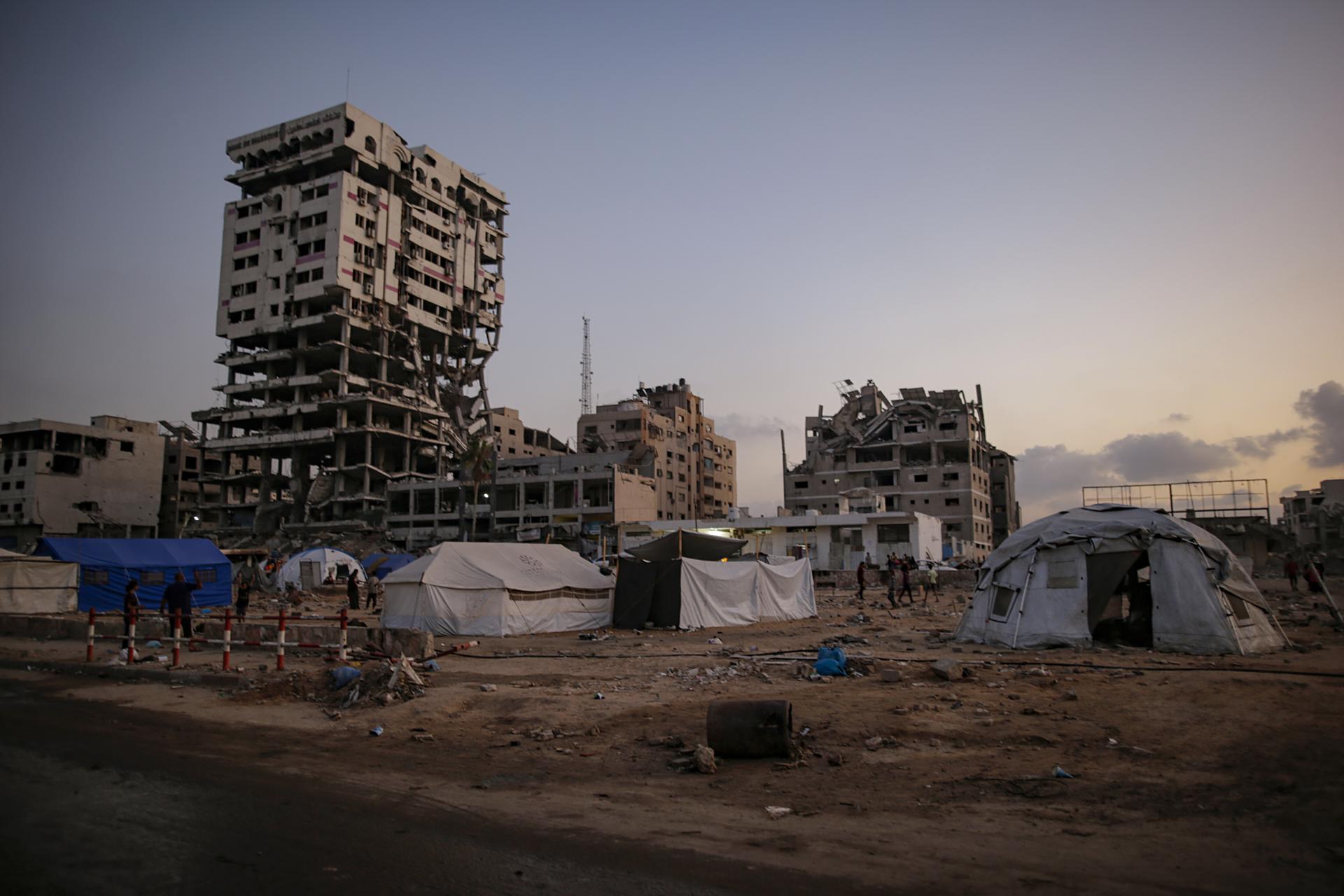 Imagen de la ciudad de Gaza esta semana. EFE/EPA/MOHAMMED SABER