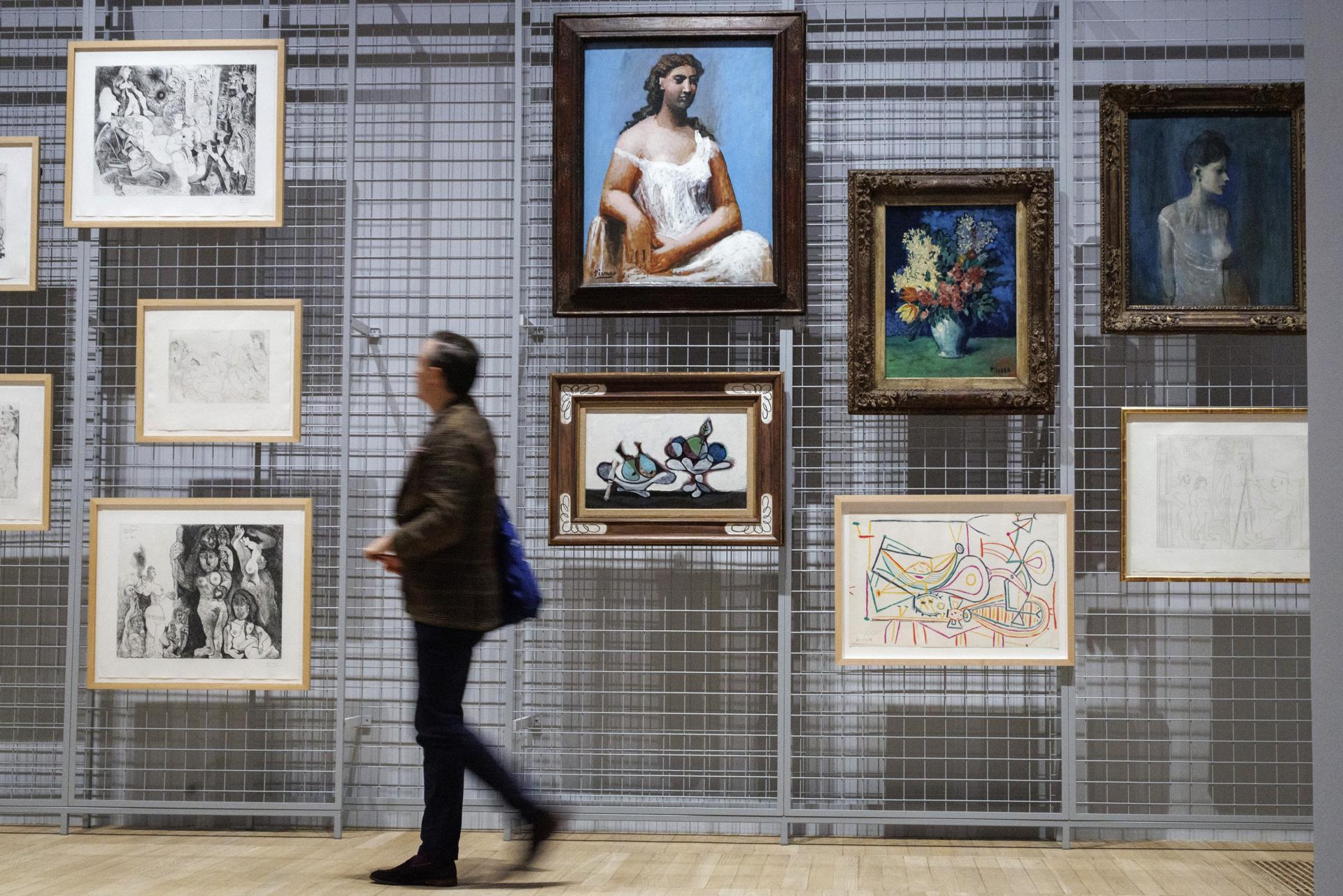 Vista de la exposición dedicada a Picasso en la Tate Modern de Londres. EFE/EPA/TOLGA AKMEN
