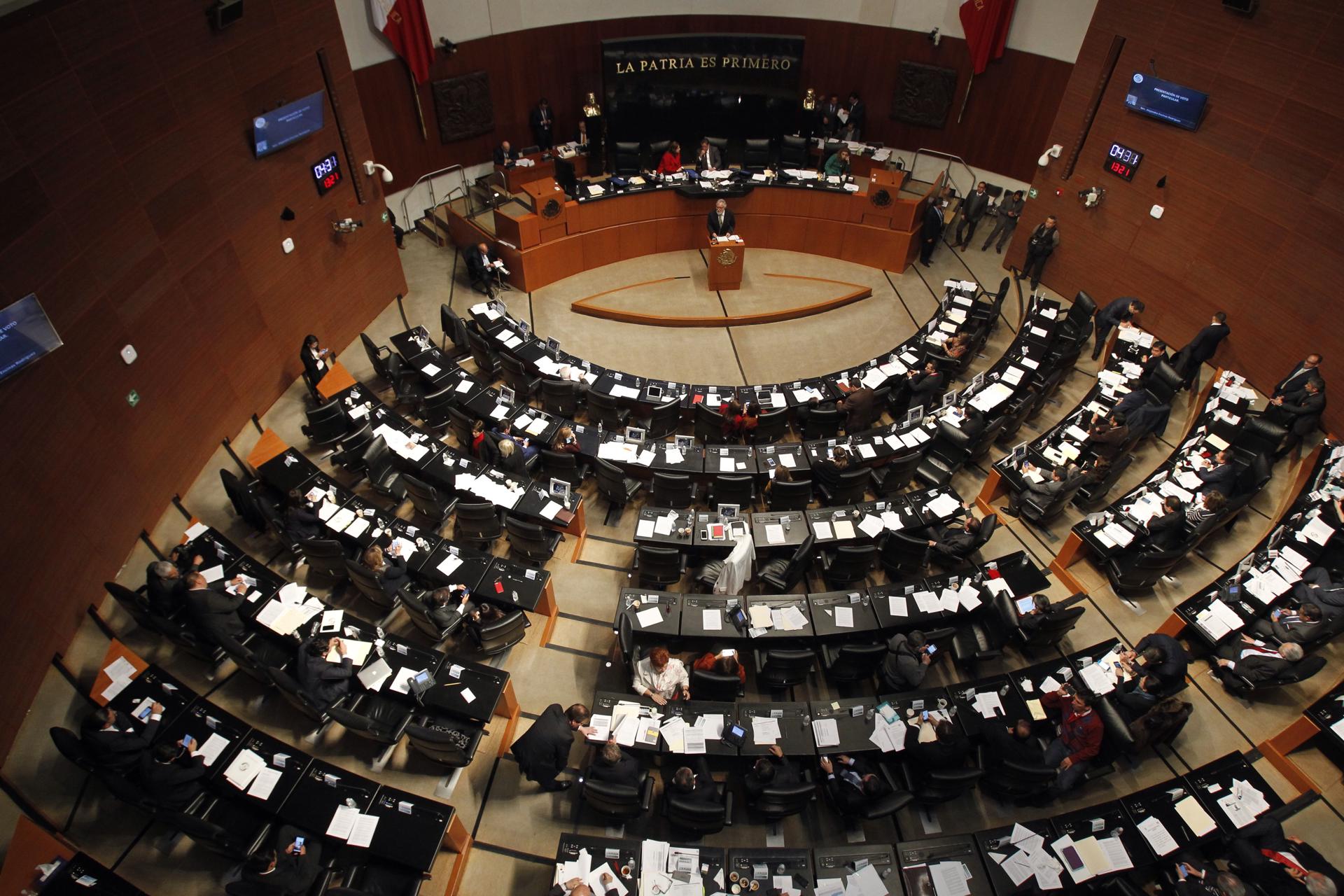 Vista general del Senado en Ciudad de México (México). Imagen de archivo. EFE/Sáshenka Gutiérrez