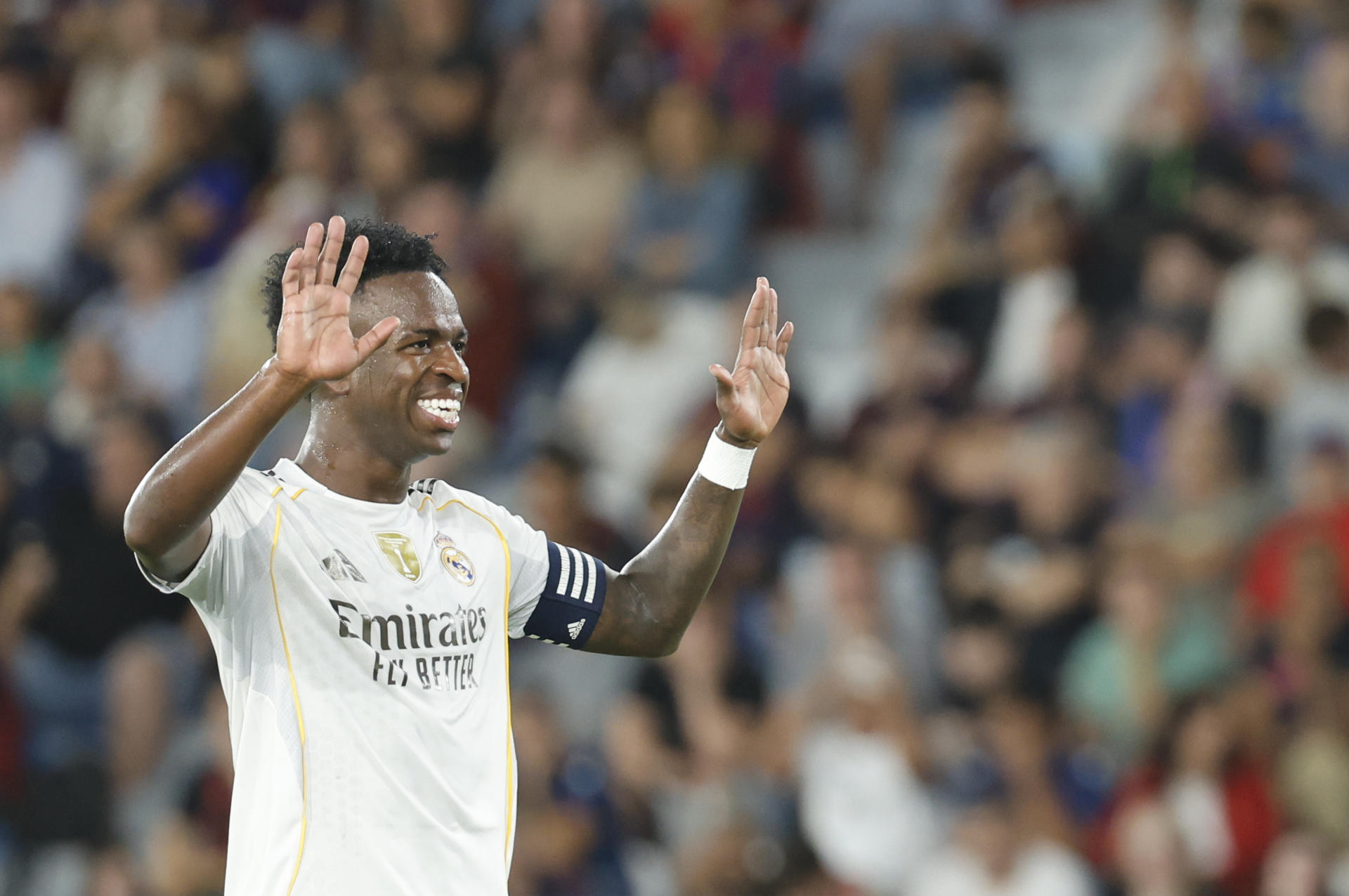 Foto de archivo del delantero brasileño del Real Madrid Vinicius Jr. EFE/Ana Escobar