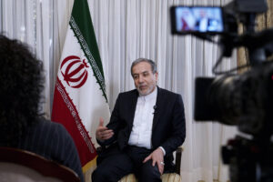 Fotografía de archivo del ministro iraní de Exteriores, Abás Araqchí. EFE/ Jorge Jerónimo