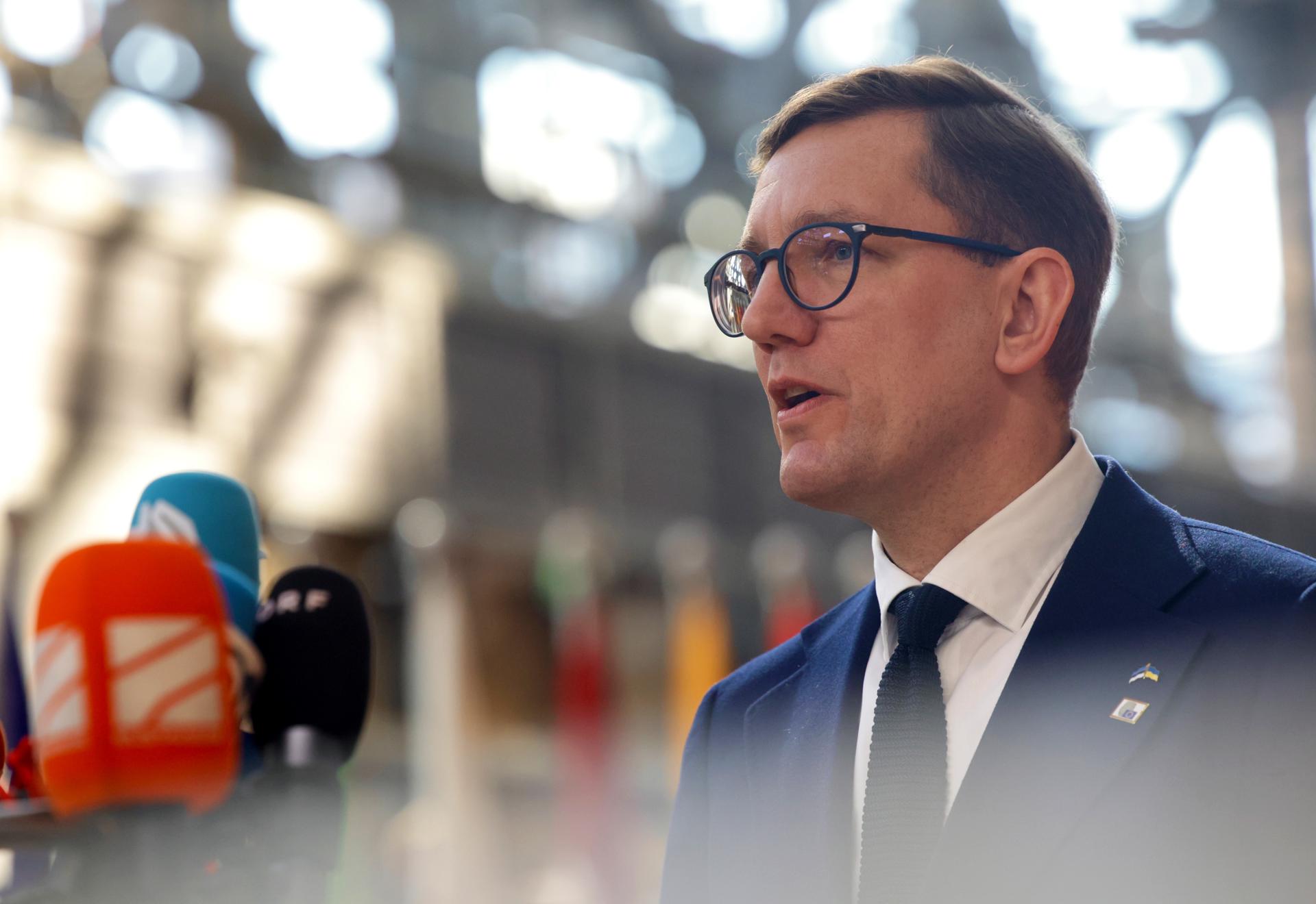 El primer ministro de Estonia, Kristen Michal, en una foto de archivo. EFE/EPA/OLIVIER MATTHYS