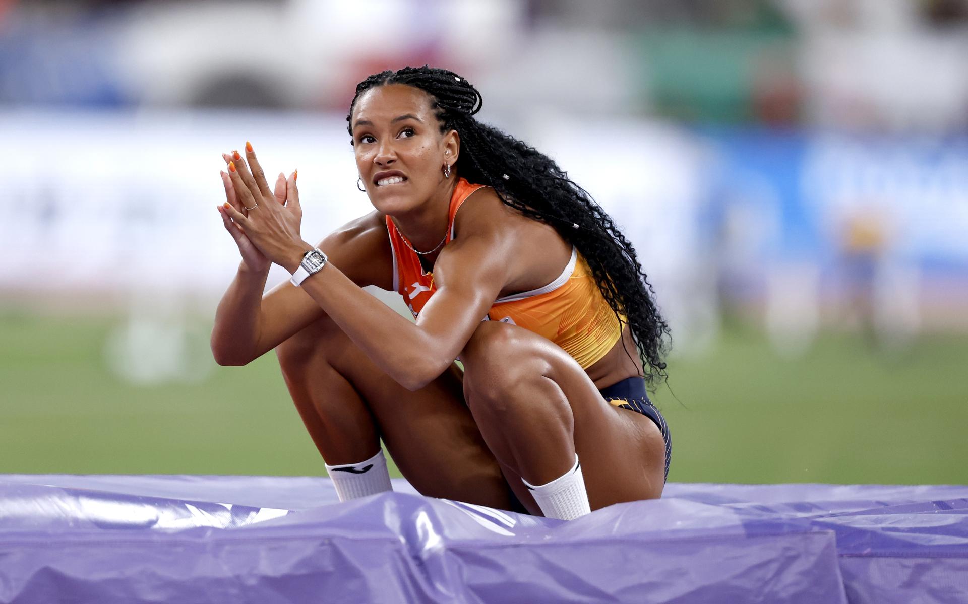 La atleta española María Vicente, en su vuelta a una gran competición internacional, en los Mundiales de Tokio. EFE/EPA/KIYOSHI OTA