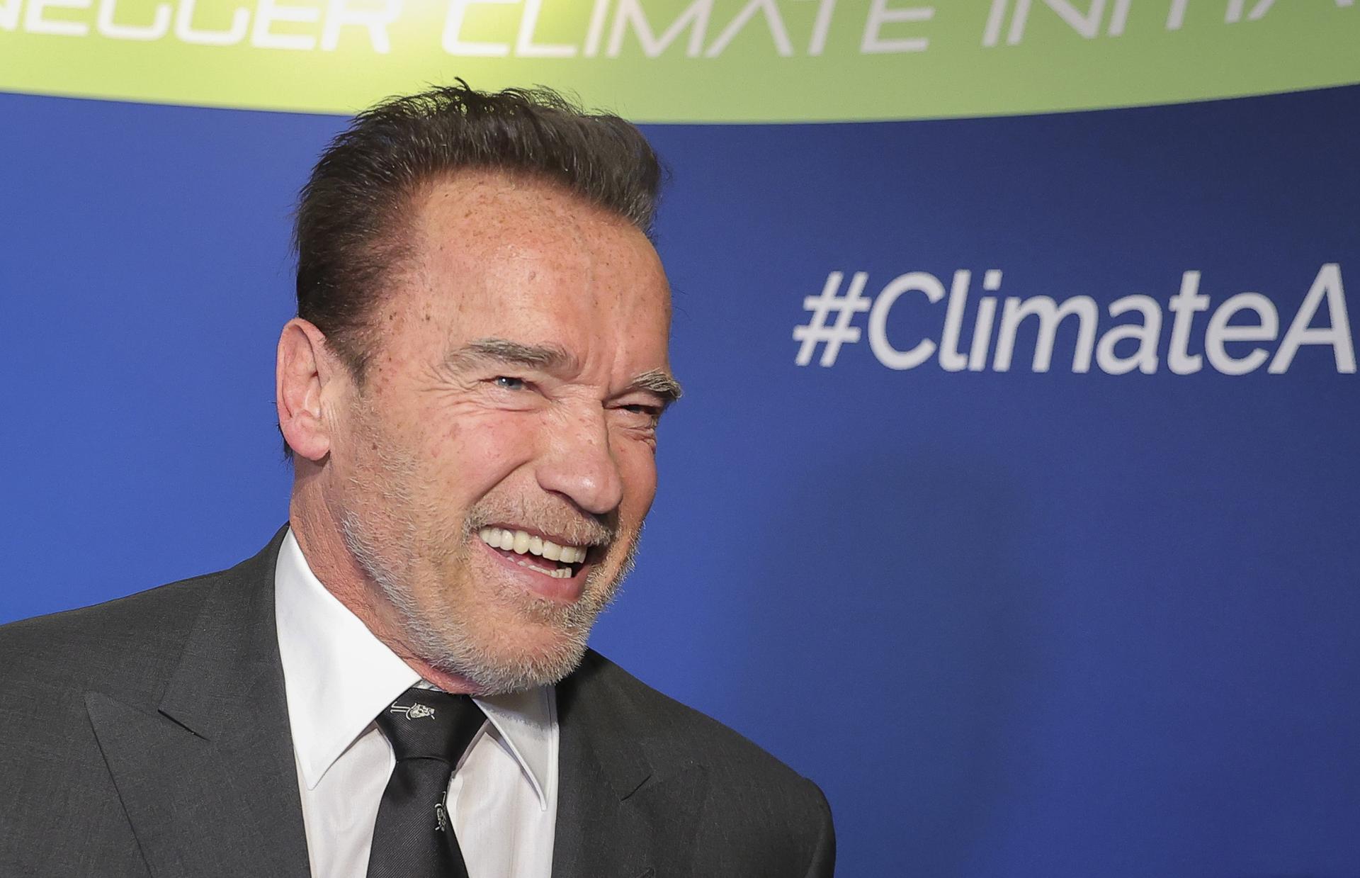 Arnold Schwarzenegger en una imagen de archivo de enero de 2020. EFE/EPA/VALDRIN XHEMAJ