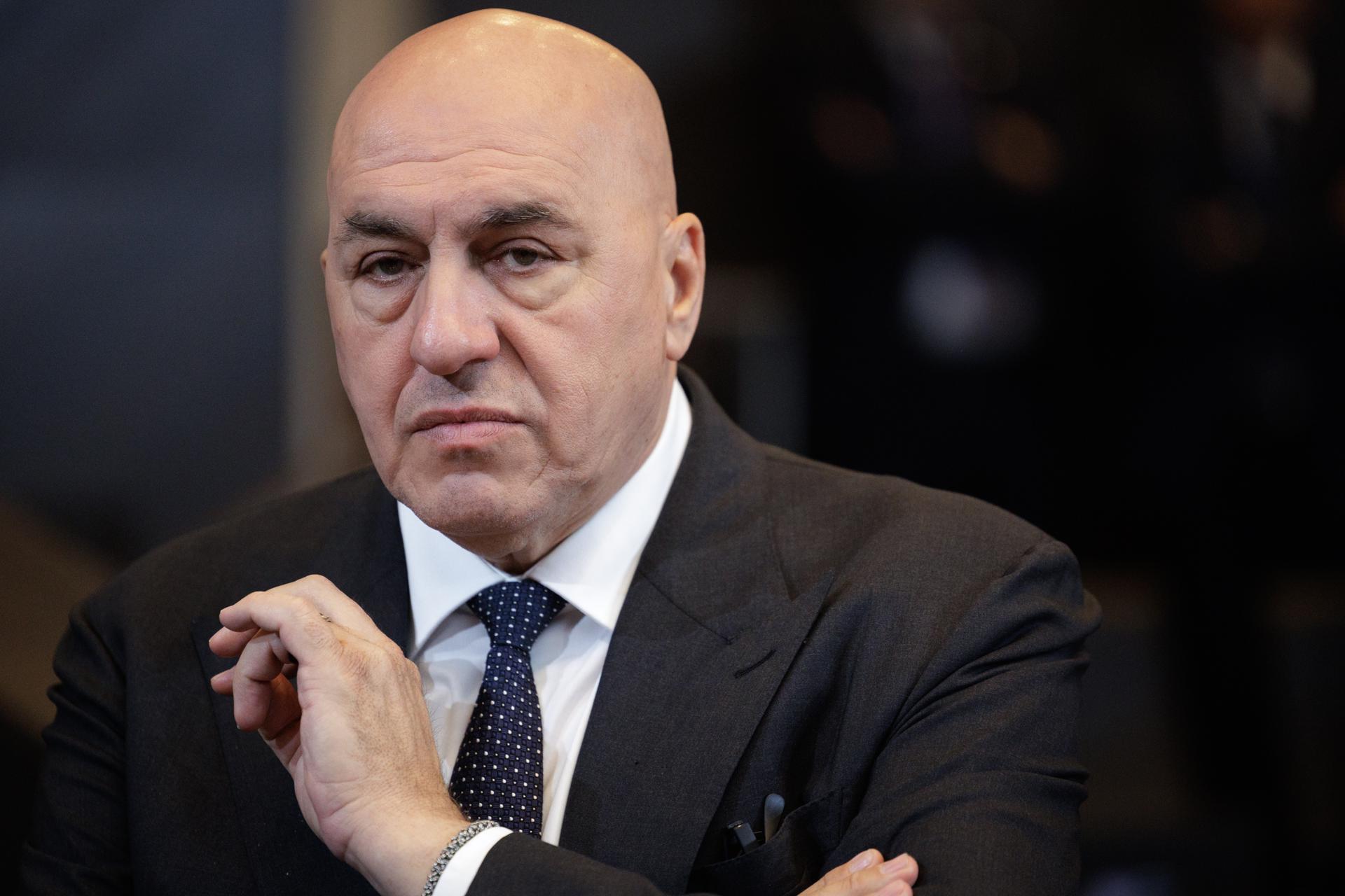 Foto de archivo del ministro de Defensa italiano, Guido Crosetto. EFE/EPA/OLIVIER MATTHYS
