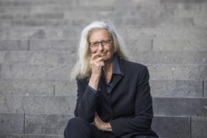 La fotógrafa Annie Leibovitz en una imagen de archivo. EFE/Frank Rumpenhorst