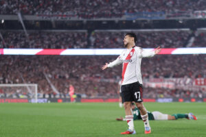 Paulo Díaz, jugador de River Plate. EFE/Juan Ignacio Roncoroni