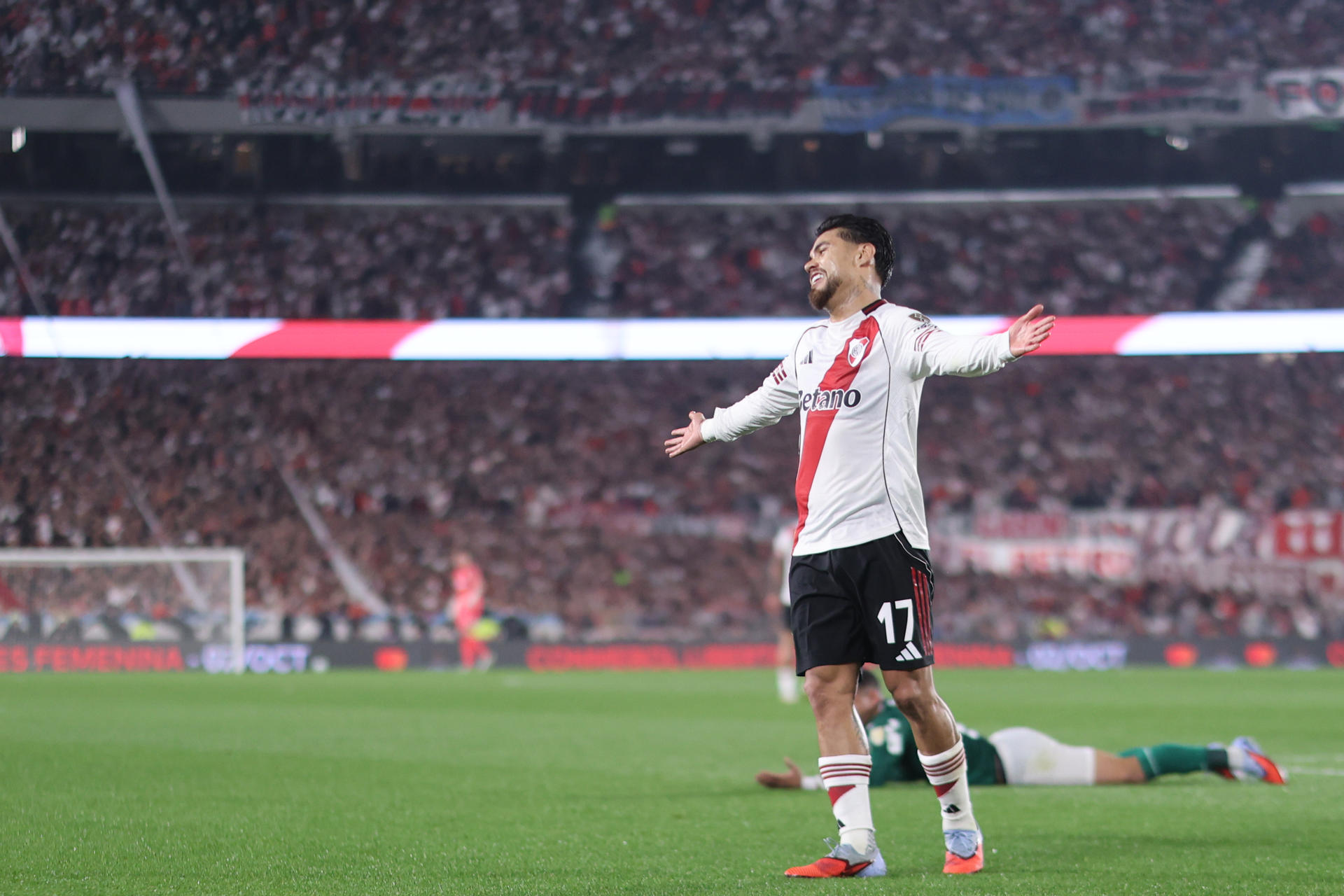 Paulo Díaz, jugador de River Plate. EFE/Juan Ignacio Roncoroni