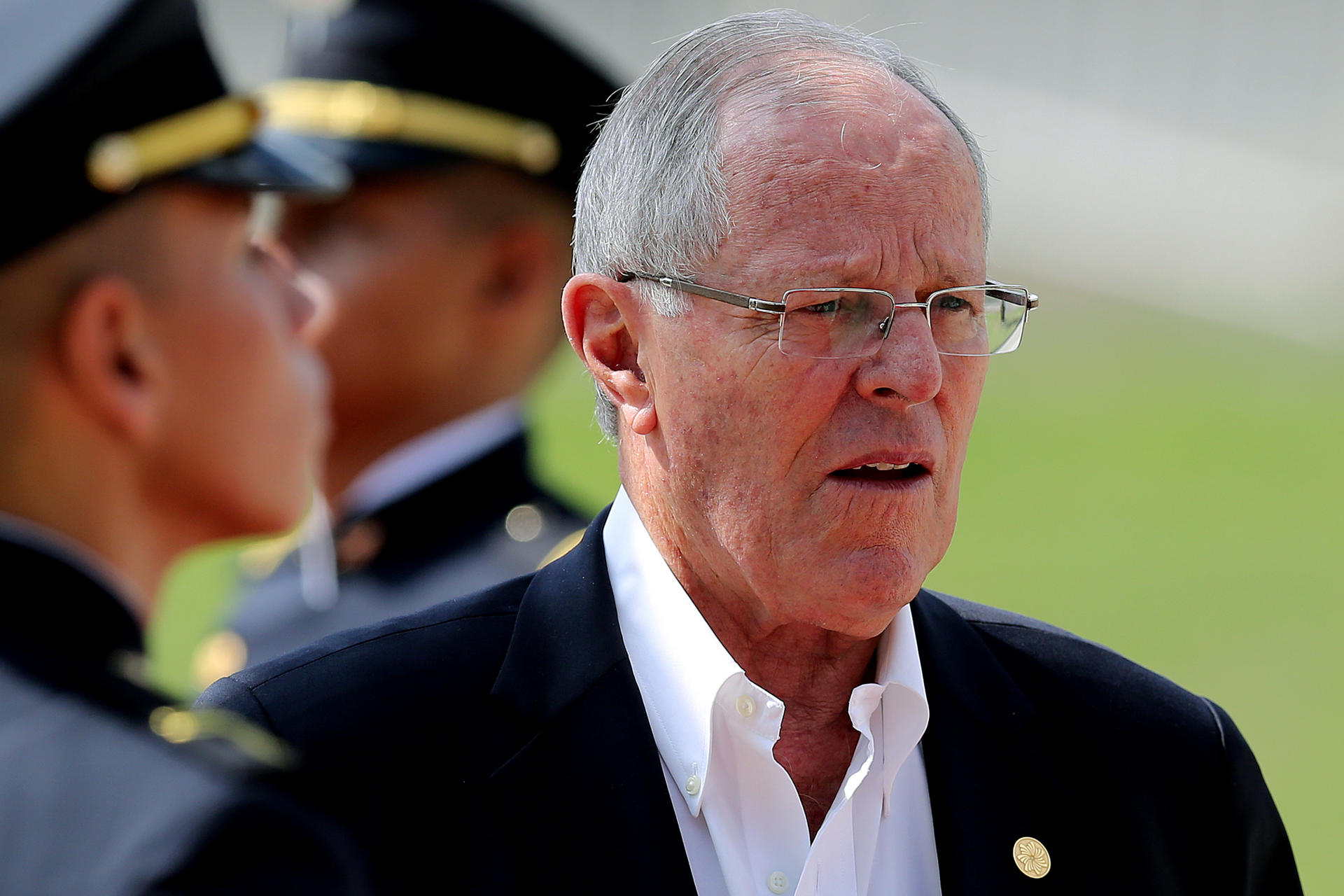 Fotografía de archivo del 30 de junio de 2017 del expresidente de Perú, Pedro Pablo Kuczynski, en Cali (Colombia). EFE/ Leonardo Muñoz