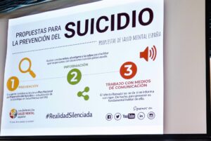 Imagen de archivo (27/03/2019) de la campaña de la Jornada sobre la Prevención del Suicidio: Una realidad silenciada.- EFE/Javier Lizón.