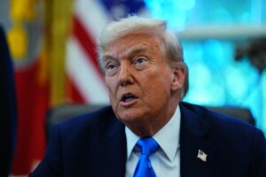 Foto de archivo del presidente de Estados Unidos, Donald J. Trump. EFE/EPA/Aaron Schwartz / POOL