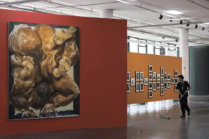 Vista general este miércoles 3 de septiembre de la ultimación de detalles antes de la apertura de la trigésimo sexta edición de La Bienal de Arte de São Paulo, en São Paulo (Brasil). EFE/Isaac Fontana