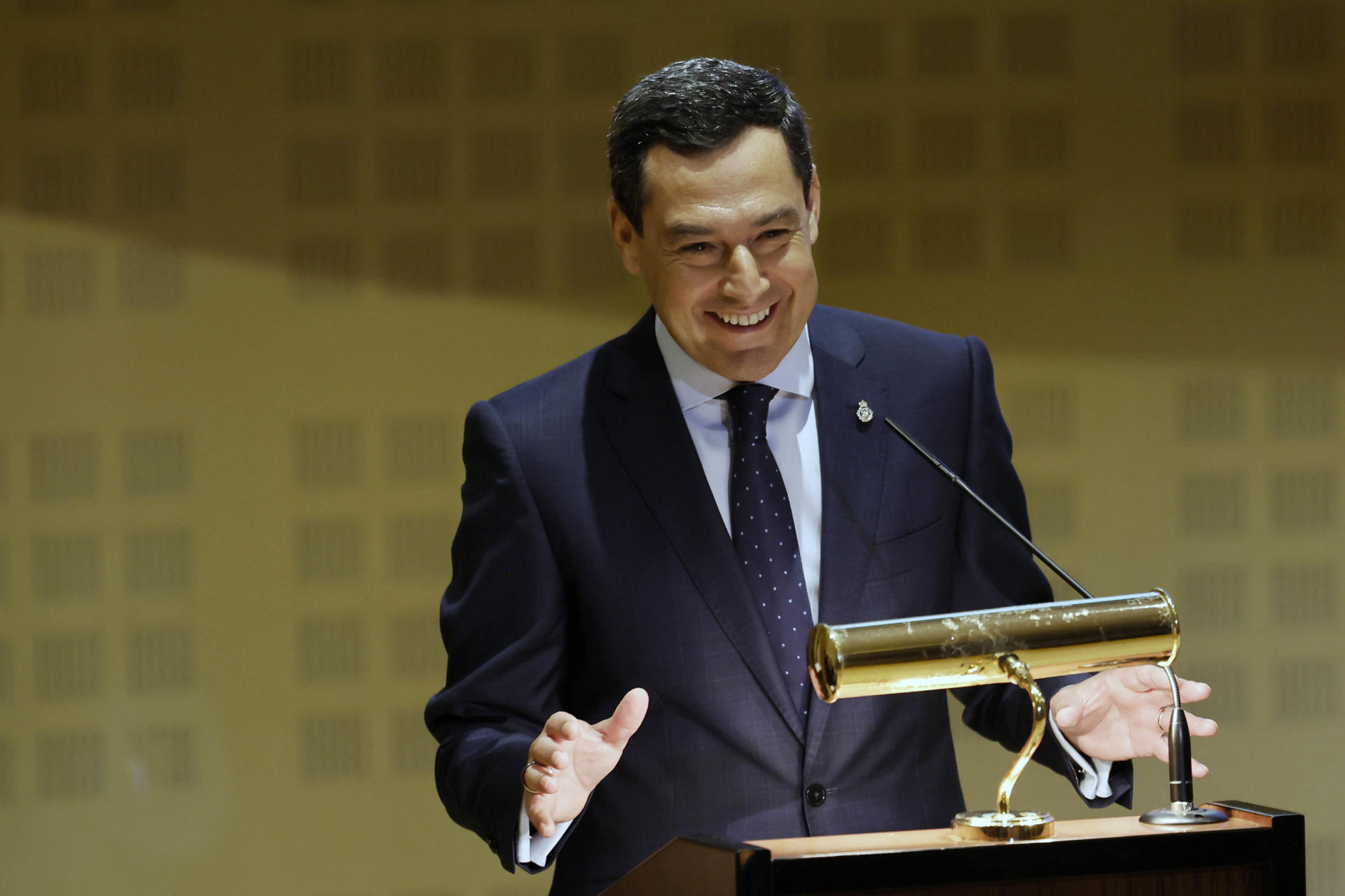 El presidente de la Junta de Andalucía, Juanma Moreno, en una imagen de archivo. EFE/José Manuel Vidal