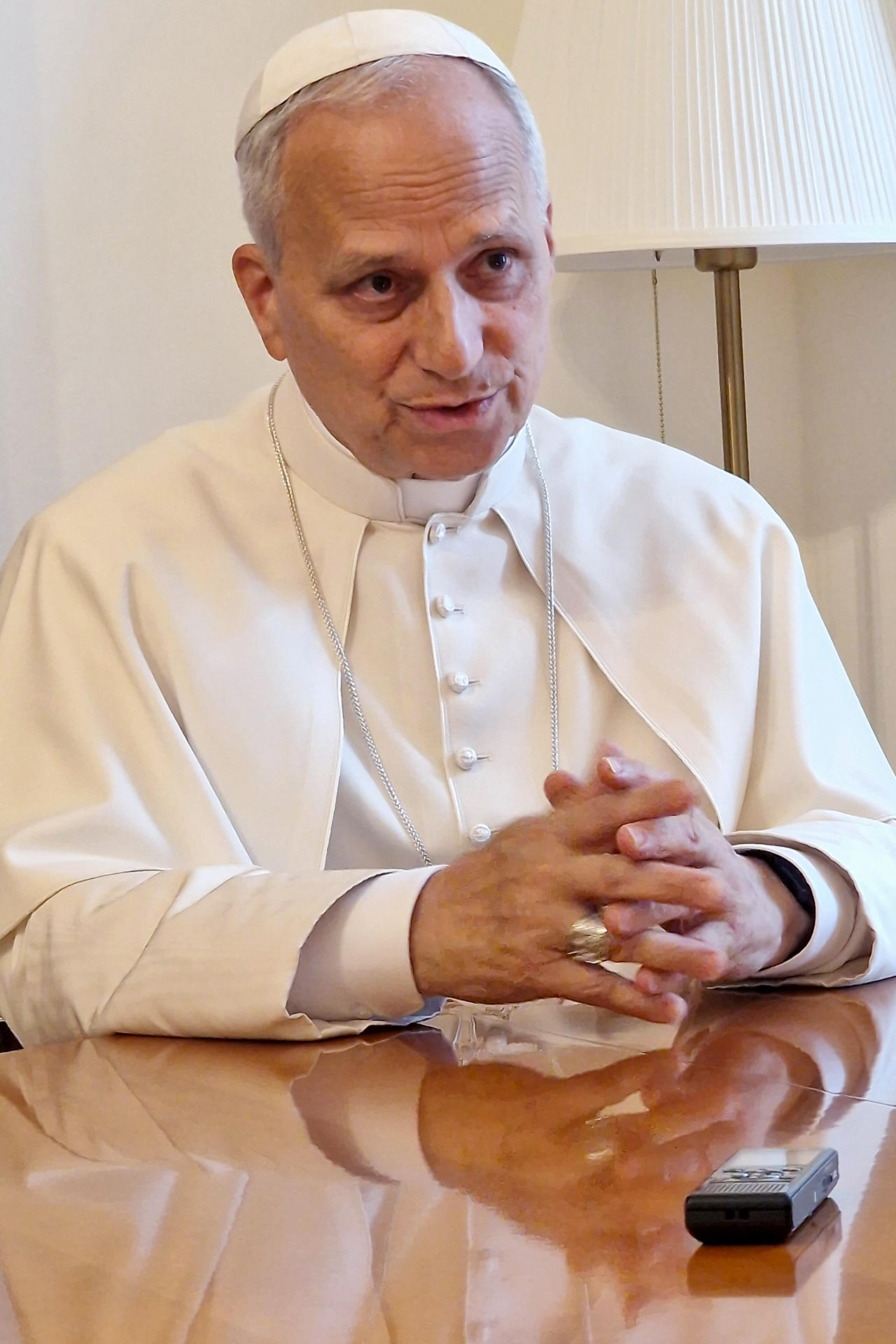 Fotografía cedida que muestra al papa León XIV. EFE/Crux