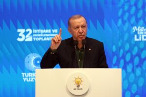 Imagen del presidente de Turquía, el islamista Recep Tayyip Erdogan.
EFE/EPA/NECATI SAVAS