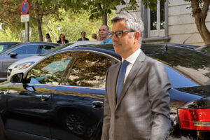 El ministro de Presidencia, Justicia y Relaciones con las Cortes, Félix Bolaños, en un reciente acto público. -EFE/ Nahia Peciña