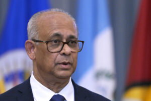 Foto de archivo del secretario general de la Organización de los Estados Americanos (OEA), Albert Ramdin. EFE/ Lenin Nolly