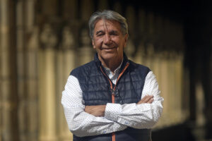El escritor Lorenzo de Medici, descendiente directo de la célebre dinastía renacentista, durante una entrevista con EFE en el marco de su participación por décima vez en el Hay Festival de Segovia. EFE/ Pablo Martín