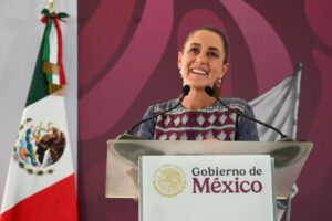 Fotografía cedida por la Presidencia de México de la mandataria mexicana Claudia Sheinbaum. EFE/Presidencia de México/