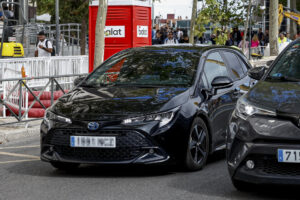 Begoña Gómez, esposa del presidente del Gobierno, Pedro Sánchez, llegó en coche este miércoles los juzgados de Plaza de Castilla, donde estaba citada para declarar como investigada ante el juez Juan Carlos Peinado por presunta malversación en la contratación y funciones de su asesora en Moncloa, Cristina Álvarez, quien también está citada por el mismo motivo. EFE/Daniel González